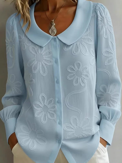 👚 Francuska retro koszula z haftem 2026