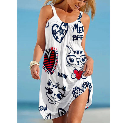 【Oferta limitowana w czasie💥】Letnia sukienka damska w modny wzór na wakacje nad morzem 2025