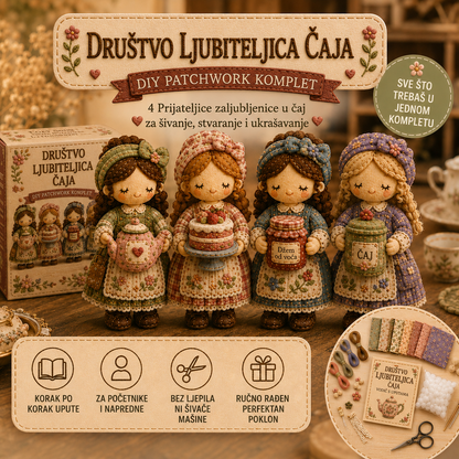 🎁Zadnji dan: Iskoristite 49% popusta! 🧵 Minijaturni komplet za patchwork iz serije Miniature World.