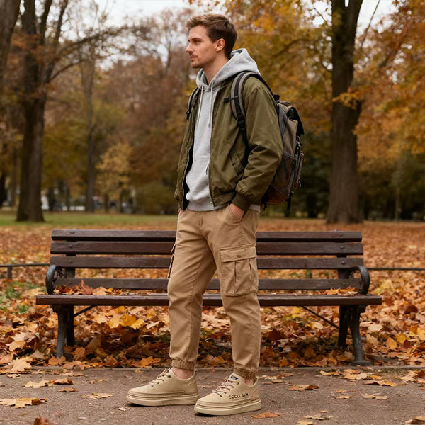 🔥 Promocja 50% taniej【Rozmiary 39-44】Nowe buty codzienne z miękkiej skóry bydlęcej dla mężczyzn na sezon 2025 jesień-zima