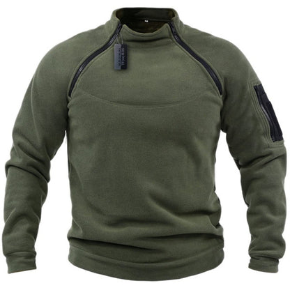 🧔‍♂️【S-4XL】Męski, ciepły T-shirt outdoorowy na jesień i zimę z długimi rękawami-3776011