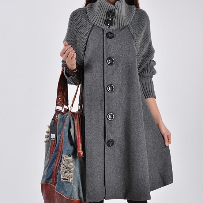 👗[50% отстъпка🔥🔥]【M-5XL】Ново ежедневно вълнено палто със средна дължина