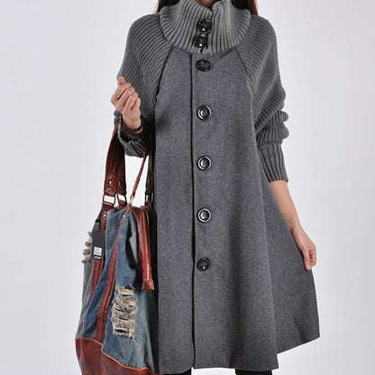 👗[50% zniżki🔥🔥]【M-5XL】Nowy, swobodny, średniej długości wełniany płaszcz
