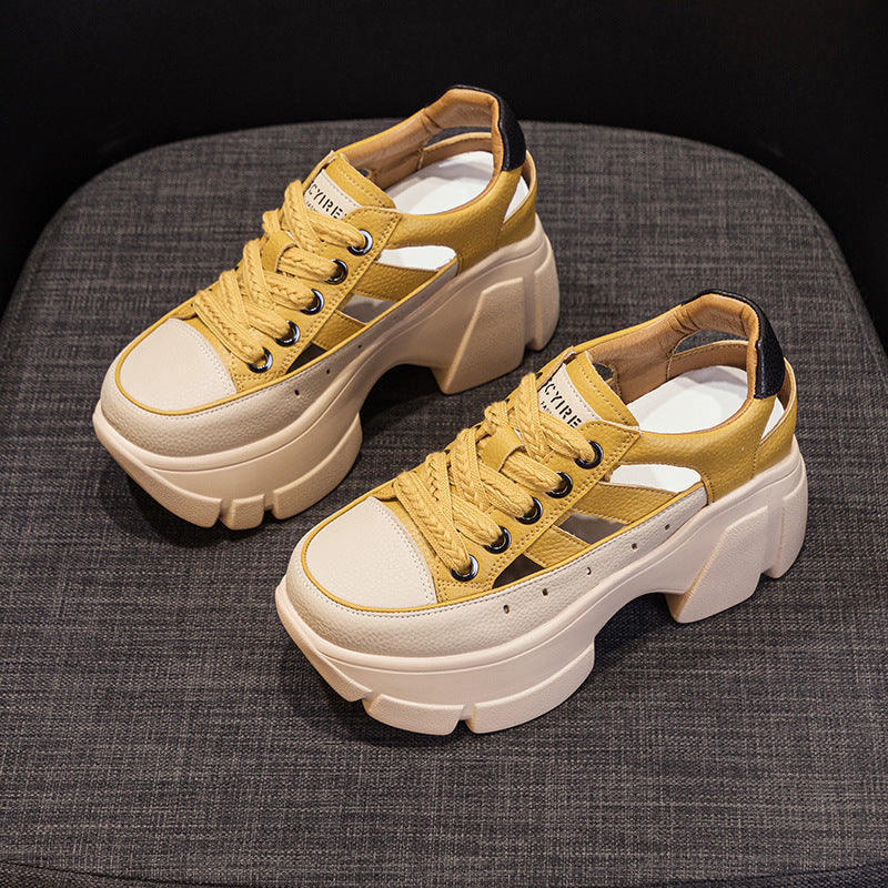 🔥【50% zniżki】🔥Bestsellerowe buty👡【rozmiar 35-40】Nowość 2025, sandały na grubej podeszwie, wygodne, antypoślizgowe i oddychające