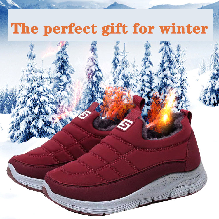🔥【36-41】Wodoodporne, bawełniane buty, antypoślizgowe, pogrubione śniegowce, śniegowce 3833289