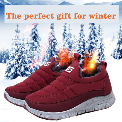 🔥【36-41】Wodoodporne, bawełniane buty, antypoślizgowe, pogrubione śniegowce, śniegowce 3833289