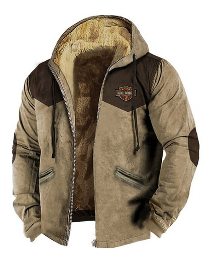 🔥💥【M-5XL】Pánská Mikina s Kapucí 2025 – Podzimní a Zimní Móda, Zpevnění, Teplá a Pohodlná do Chladu