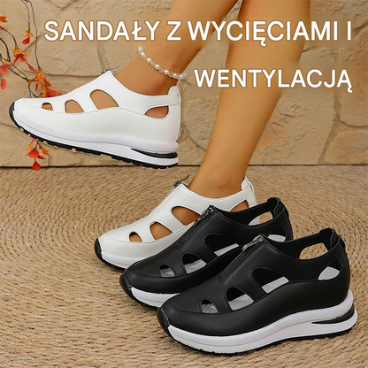 Ergonomiczne sandały korygujące postawę – amortyzowana podeszwa zapobiega zmęczeniu stóp
