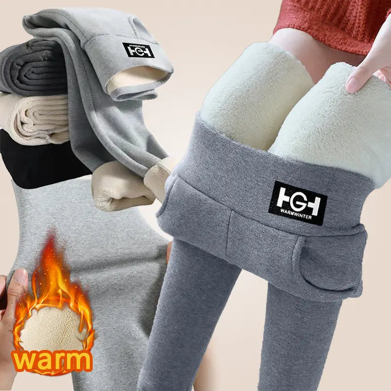 🌈🔥【M-3XL】Nuevos leggings de otoño/invierno con forro polar grueso: cortavientos y cálidos
