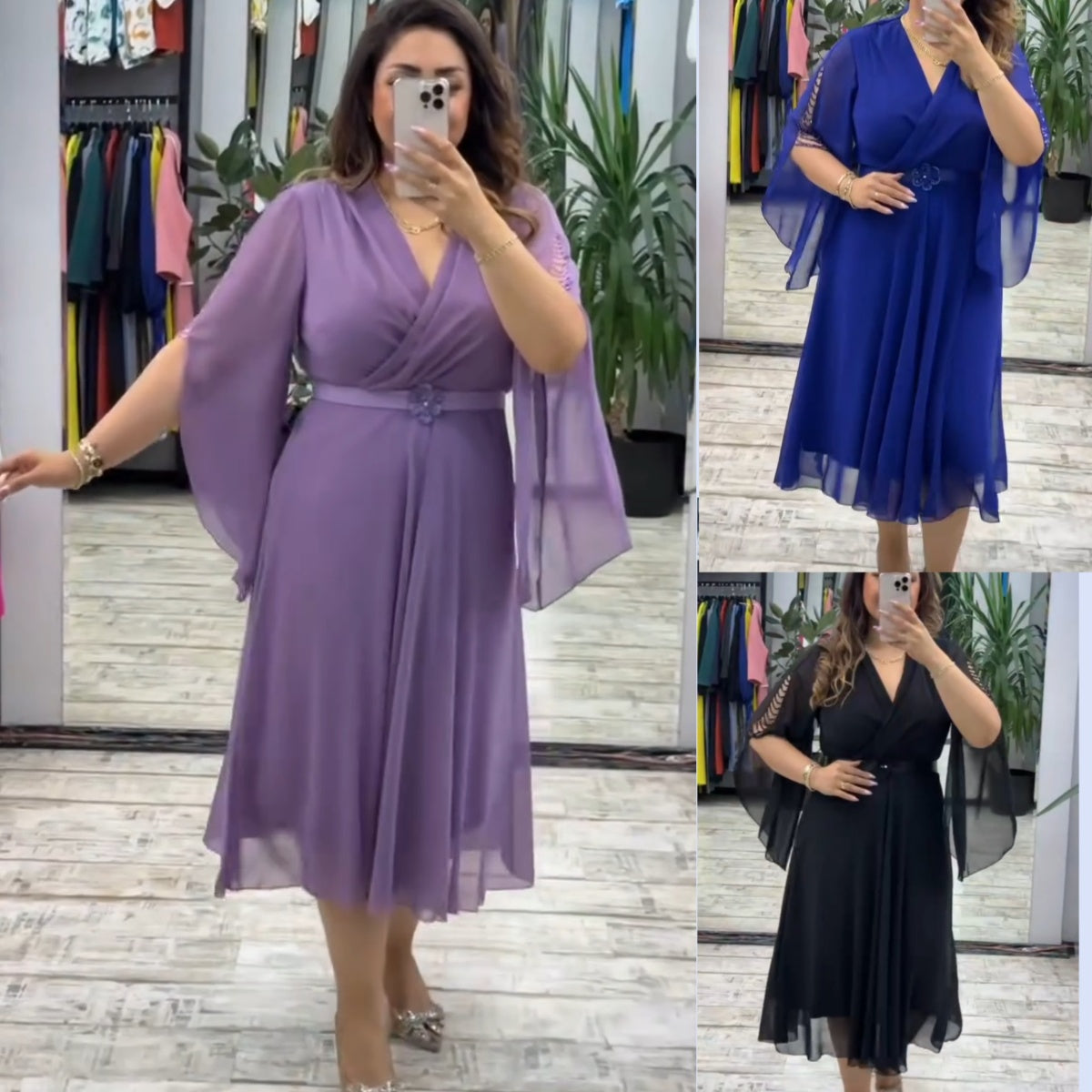 👗🌹【50% zniżki】💥【S-5XL】Nowa letnia sukienka modna, przędzona tkanina, lekka i przewiewna, klasyczny design, elegancka i prosta
