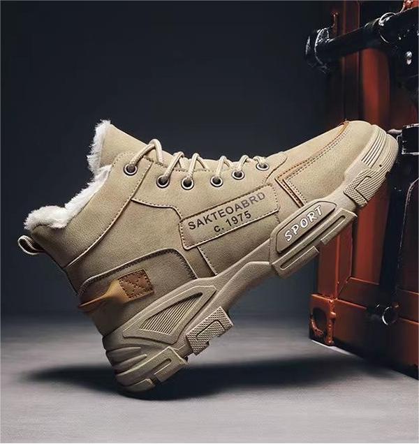 👟✨🌹[39-44]Superciepłe, grube wełniane buty bojowe! Wełniana podszewka, antypoślizgowa podeszwa Oxford, lekkie.