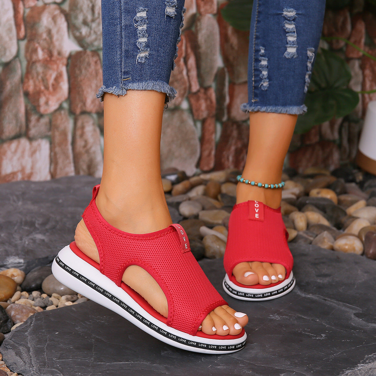 👡【36-41】Nowe letnie modne sandały damskie na każdą okazję, antypoślizgowe i z miękką podeszwą