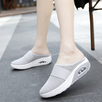 👡🛒【Nový produkt za zníženú cenu】💖🎁【Veľkosti 35-43】Tenisky z dutej sieťoviny 2026 so vzduchovým odpružením a vysokou elasticitou pre neúnavnú chôdzu