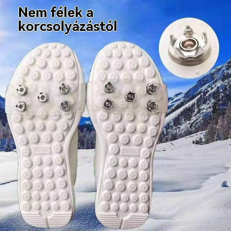 👴🚶🏔️❄️【50% popust】Nevidne petkrake protizdrsne dereze, zunanje dereze, primerne za pohodništvo po snegu, gorništvo, plezanje in zimske ledene površine, obvezna oprema za starejše.