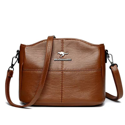 🔥【50% zniżki】👜👜 Nowa, ręcznie robiona, skórzana torba na ramię w stylu vintage