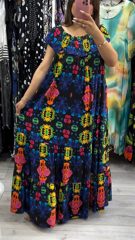 【S-5XL】💙💛2024 Modna sukienka wysokiej jakości--3693729