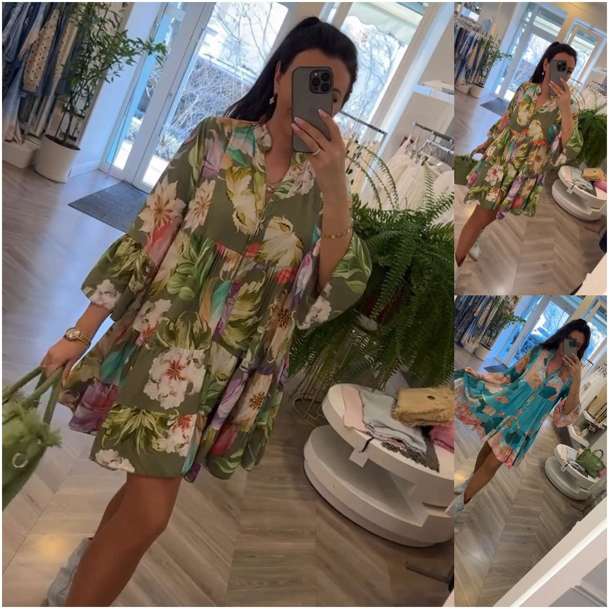 🔥 S-5XL 2025 Nowa elegancka i wygodna sukienka z wysokogatunkowej przyjaznej skórze tkaniny, szeroki dopasowany fason