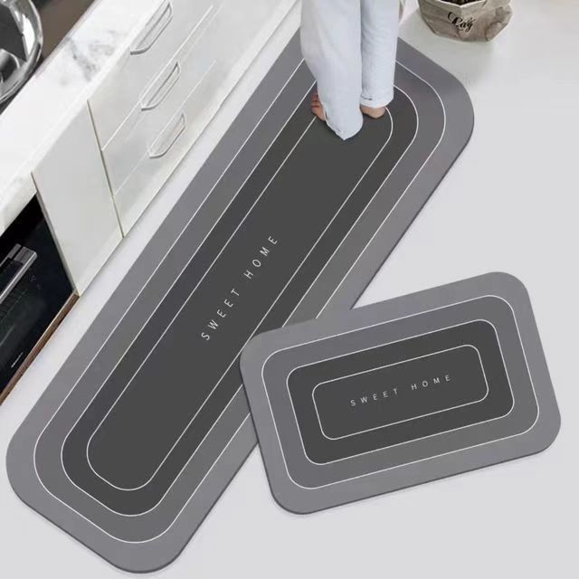 🛒👉【2pcs】Minimalistička prostirka za pod/vrata u kuhinji za ulaz, otporna na mrlje i neklizajuća