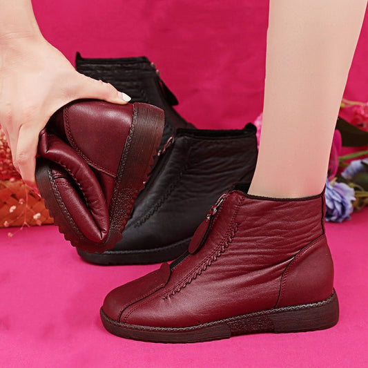 【30% OFF】【35-41】Włoskie ręcznie wykonane damskie skórzane buty antypoślizgowe 3898032
