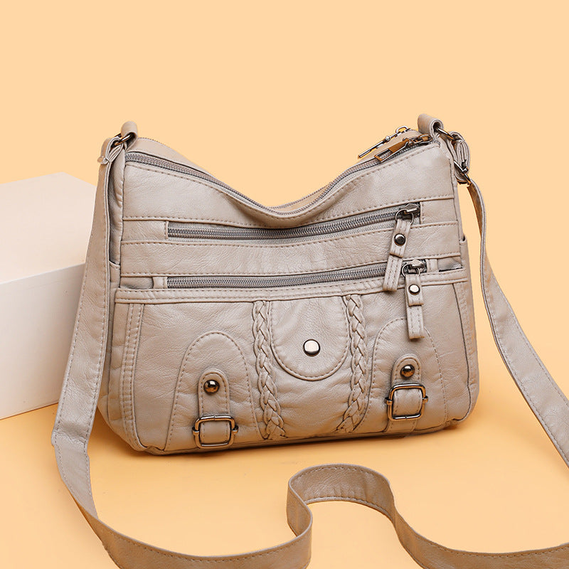 🔥Kupte jednu a druhou dostanete zdarma👜Nová dámská kabelka z roku 2025 s několika kapsami, velkou kapacitou, lze nosit na rameni nebo v crossbody tašce