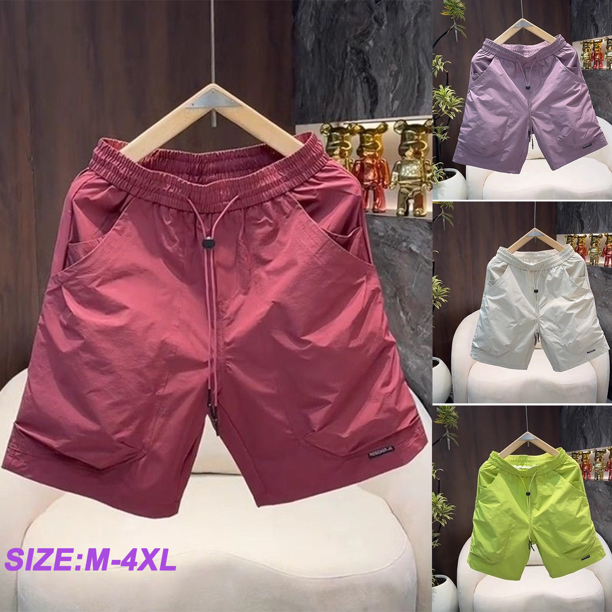🔥Ponuda zadnjeg dana🌴【M-4XL】Nove muške ležerne hlače izrađene od visokokvalitetne brzosušeće tkanine