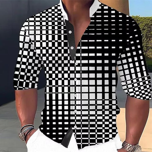 🔥【Darmowa dostawa】👔【S-6XL】Bawełniana koszulka z nadrukiem dla mężczyzn_3624045