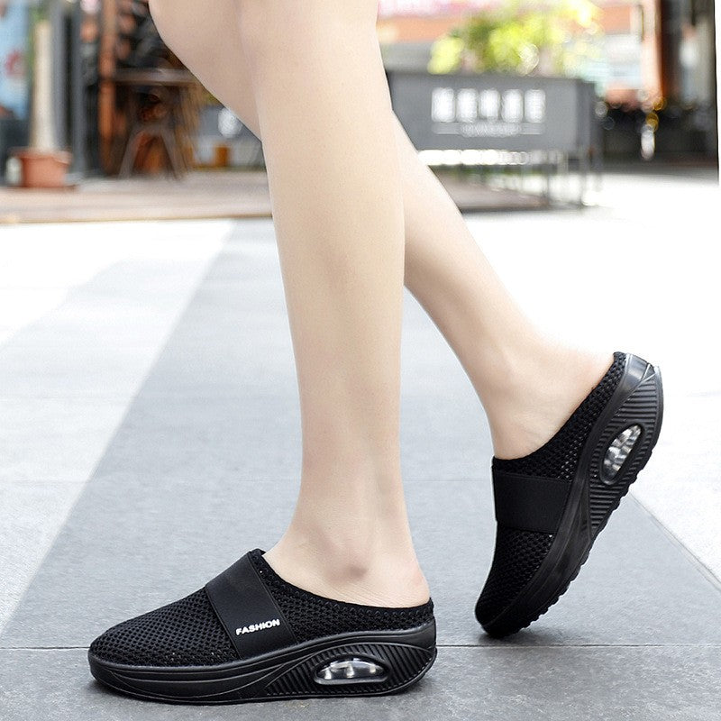 👡🛒【Nový produkt za zníženú cenu】💖🎁【Veľkosti 35-43】Tenisky z dutej sieťoviny 2026 so vzduchovým odpružením a vysokou elasticitou pre neúnavnú chôdzu