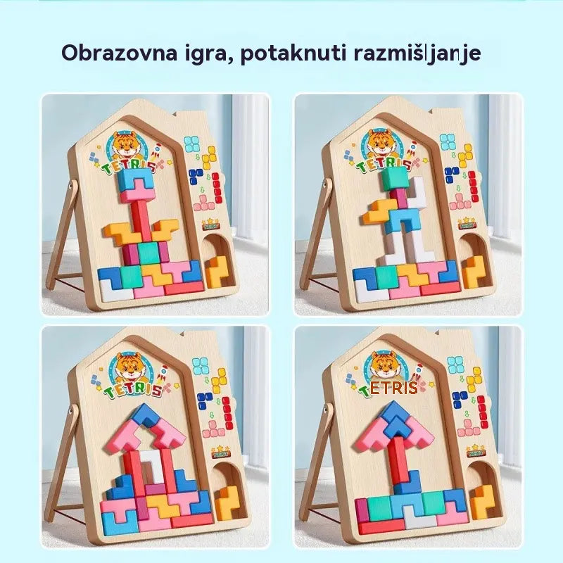 👶🧩🔥Tetris slagalice, edukativne igračke za trening dječjeg mozga, prosvjetljeno razmišljanje