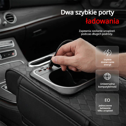 Wielofunkcyjna podkładka na podłokietnik samochodowy z oświetleniem LED