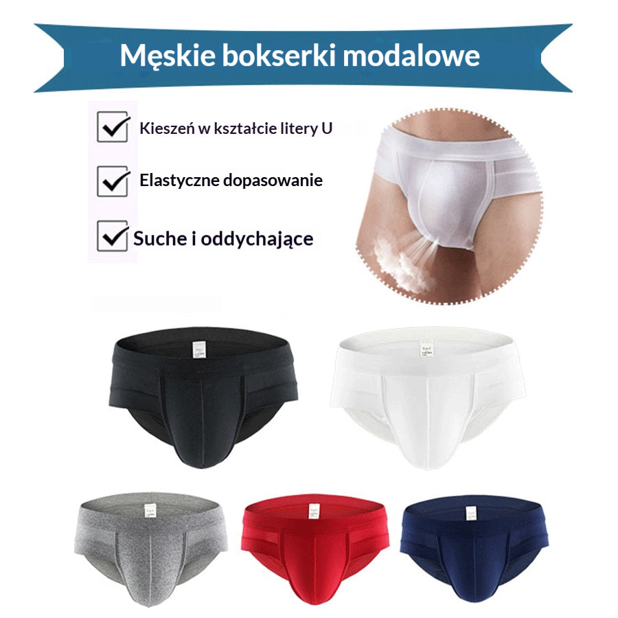 🔥✨【Kup 1, otrzymaj 4 gratis】【Rozmiary M-4XL】🩲 Męskie szorty z modalu