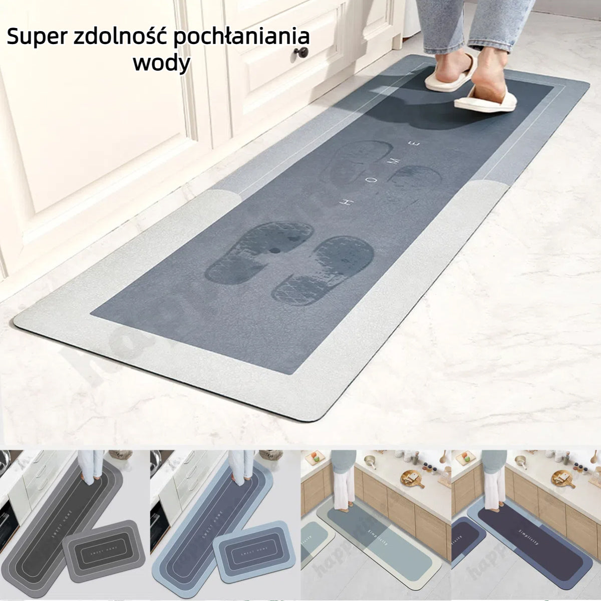 🔥[50% rabatu] 🔥Dywan domowy o doskonałej absorpcji wody_3617459