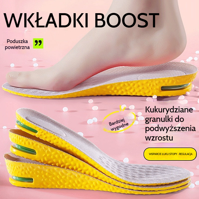 💥【Kup jeden, drugi gratis】2 pary za jedyne 99 zł 👟Wygodne wkładki do butów z poduszką powietrzną i efektem podwyższenia 📈
