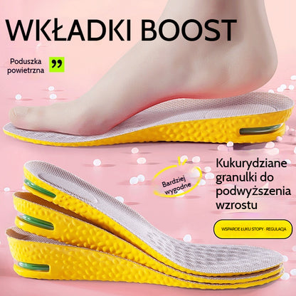 💥【Kup jeden, drugi gratis】2 pary za jedyne 99 zł 👟Wygodne wkładki do butów z poduszką powietrzną i efektem podwyższenia 📈
