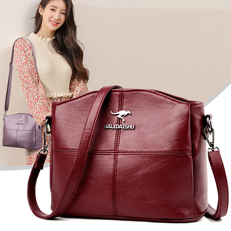 🔥【50% zniżki】👜👜 Nowa, ręcznie robiona, skórzana torba na ramię w stylu vintage