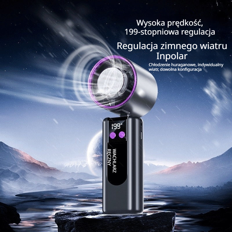🌞Letnia promocja🔥Przenośny, ręczny i składany, cichy wentylator