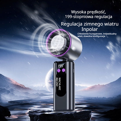 🌞Letnia promocja🔥Przenośny, ręczny i składany, cichy wentylator