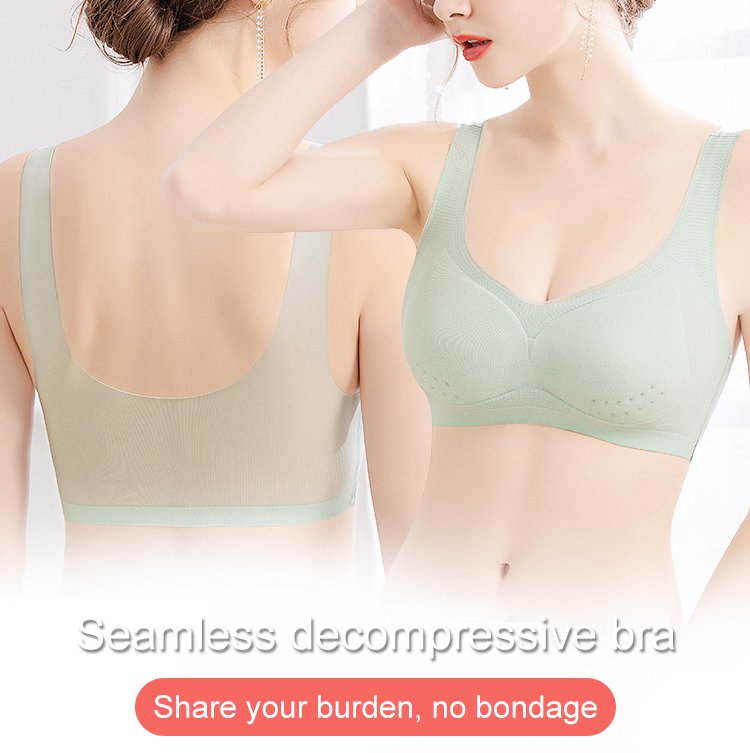 🔥 【Gorąca sprzedaż】🔥Lateksowy biustonosz, cienki i oddychający, bez drutów, super wygodny_3619271