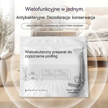 🧹【Kup 1, otrzymaj 1 GRATIS!】✨200 sztuk wielofunkcyjnych tabletek czyszczących o właściwościach antybakteryjnych i dezodorujących | Nadaje się do podłóg z twardego drewna, parkietu laminowanego, płytek ceramicznych oraz ścian w kamperach