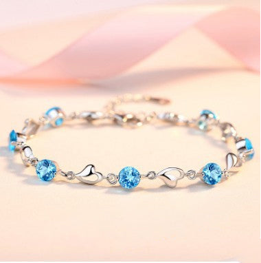 【pri kúpe 1 získate 1 zadarmo】Náramky Love Heart zo striebra 925-3851127