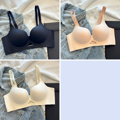 💃💟【53 sztuki】Biustonosz push-up dla małych piersi, zapobiegający opadaniu, z miseczkami bocznymi, bezszwowy