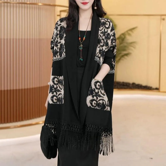 💖 Sweter w nowym stylu, szalowa kurtka 3793952