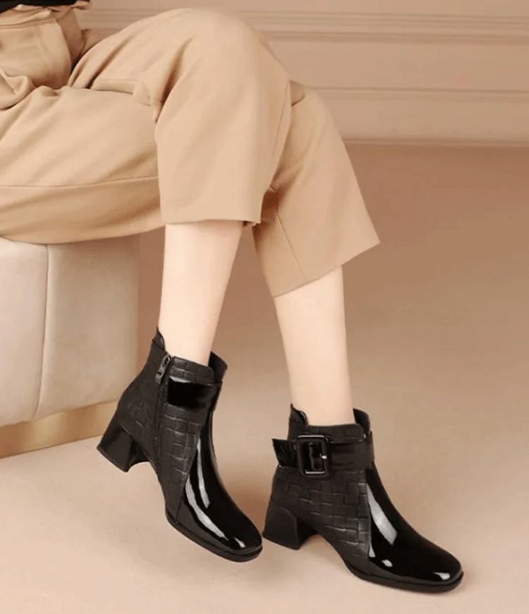 🔥【35-40】2024 nowe buty ze skóry bydlęcej importowane z Australii--3783621