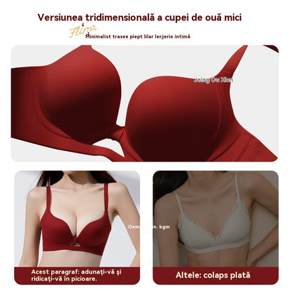 💃💟【53 sztuki】Biustonosz push-up dla małych piersi, zapobiegający opadaniu, z miseczkami bocznymi, bezszwowy