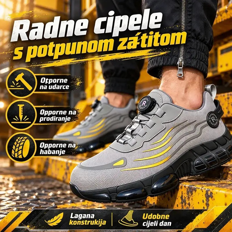 🥾🔥【Posebna ponuda】Radne čizme — Dizajn sa čeličnom kapicom, otporne na udarce i probijanje, udobne i neklizajuće.