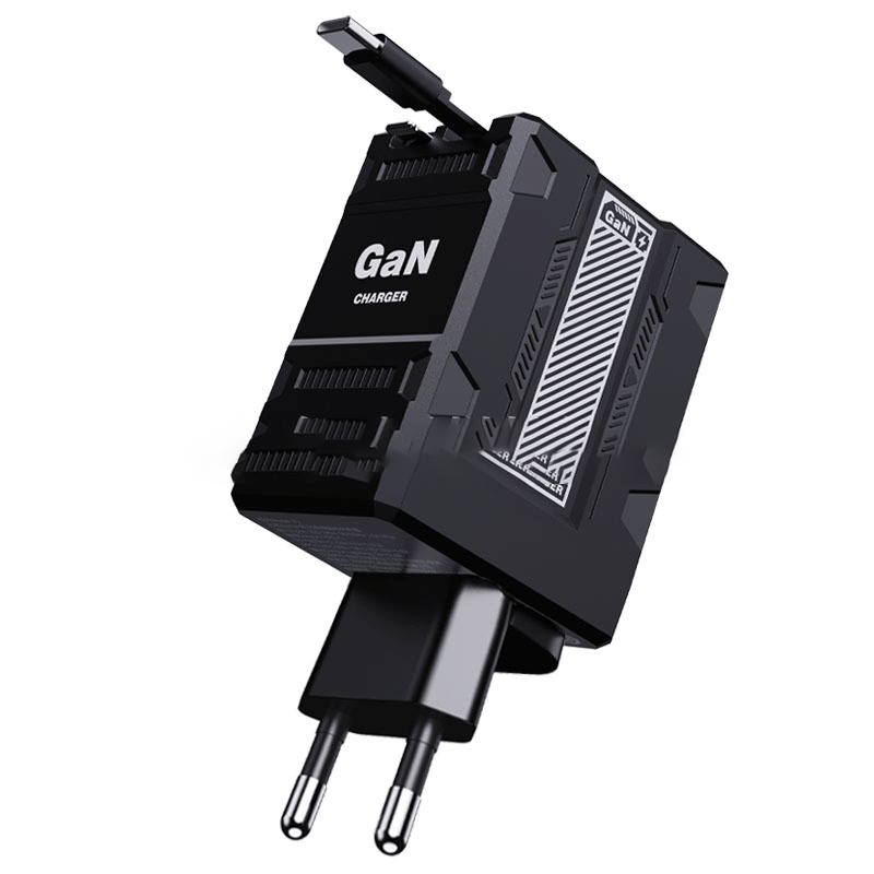 ⚡Szybka ładowarka 2w1 120W GaN, kompatybilna z iPhone, telefonami i tabletami