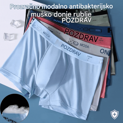 🔥【Kupite 4, dobijte 2 gratis】49% popusta - Antibakterijske modalne muške bokserice u obliku slova U