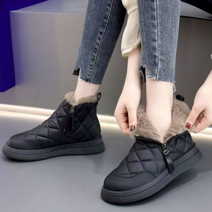 👢【35-41】Novinka na podzim a zimu, voděodolné, protiskluzové, teplé a stylové, měkké kotníkové boty.