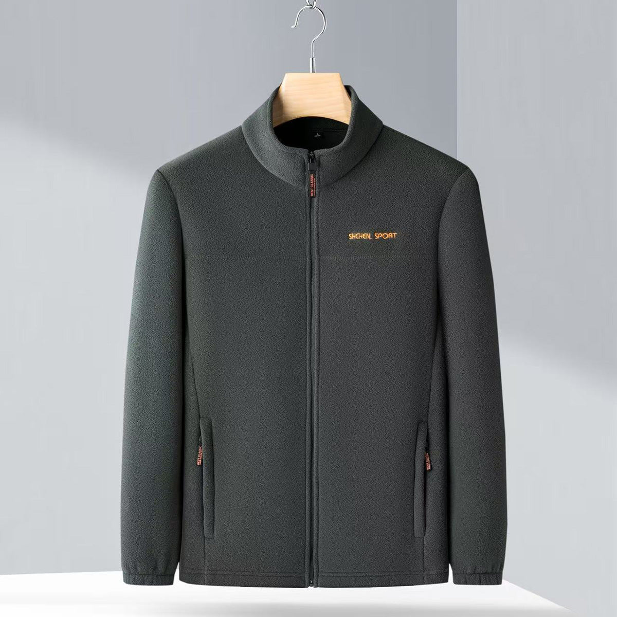 🔥【L-4XL】Męska kurtka jesienno-zimowa z wysokim, pluszowym kołnierzem, ciepła