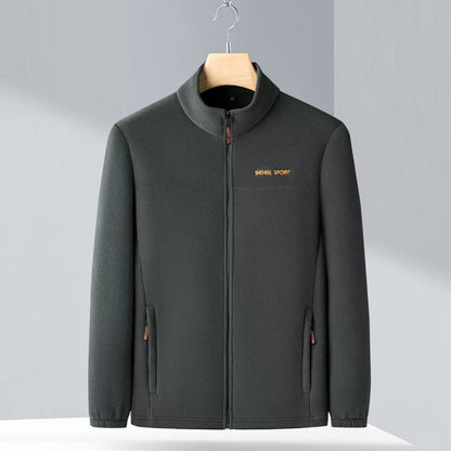 🔥【L-4XL】Męska kurtka jesienno-zimowa z wysokim, pluszowym kołnierzem, ciepła