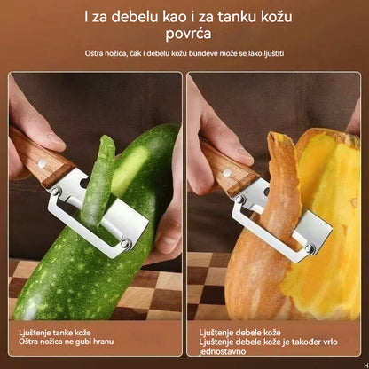 🔥【Sniženo 26 €】Deblji kuhinjski guljač od nehrđajućeg čelika